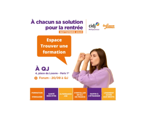 A chacun sa solution pour la rentrée septembre 2023 - CIDJ #InfoJeunesse - Infojeunes 