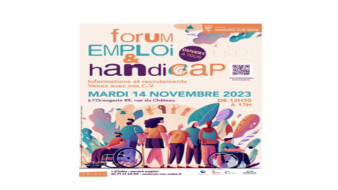 Forum Emploi et Handicap mardi 14 novembre 2023