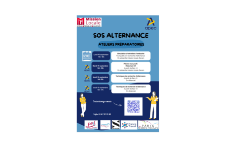 SOS Atlernance, affiche de l'évènement