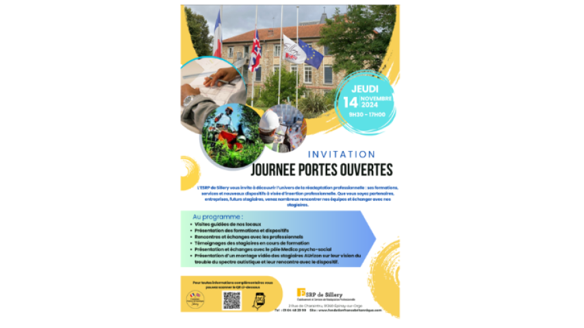 Journée "Portes Ouvertes" de l'ESRP de Sillery