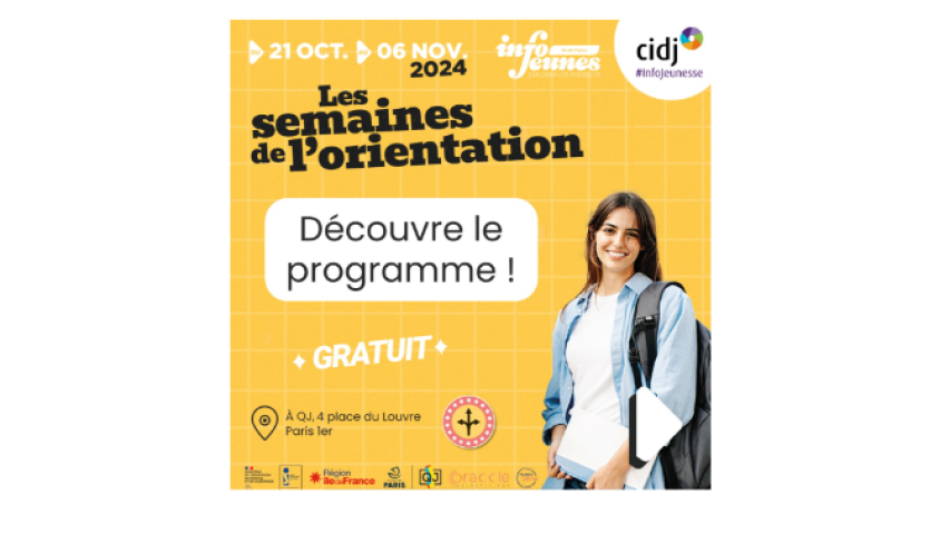 Les semaines de l'orientation - 26 oct au 6 nov