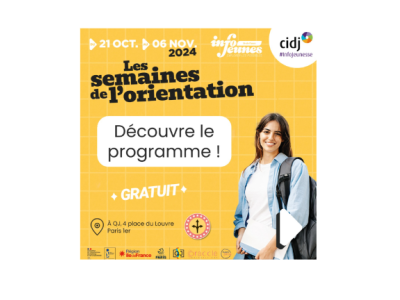 Les semaines de l'orientation - 26 oct au 6 nov