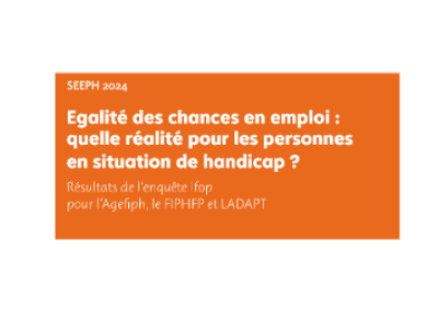 Enquête IFOP sur l’égalité des chances en emploi pour les personnes en situation de handicap